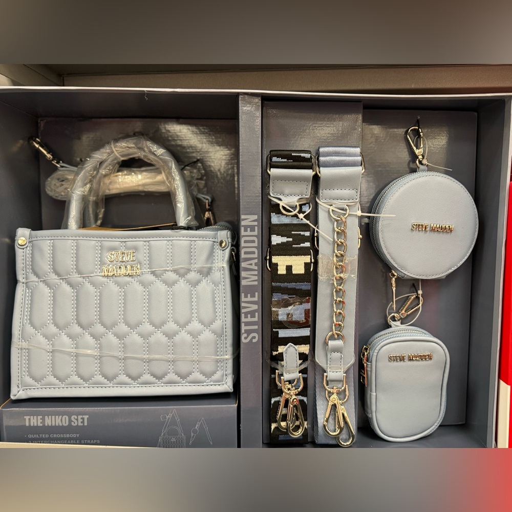 steve madden gift bag set